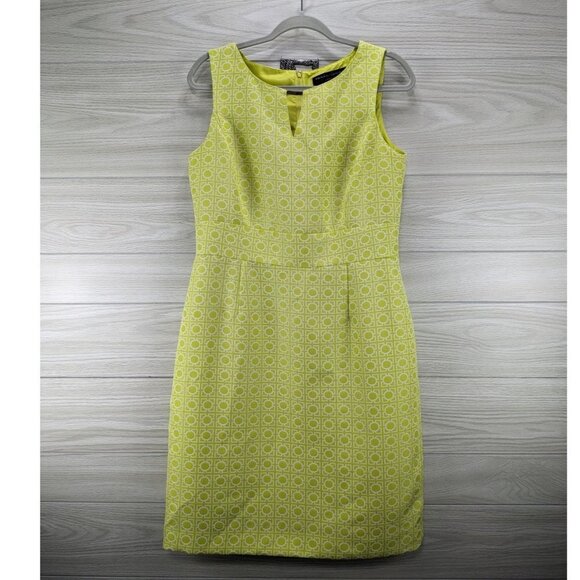 Tahari Dresses & Skirts - Tahari Levine Sheath Lime Dress